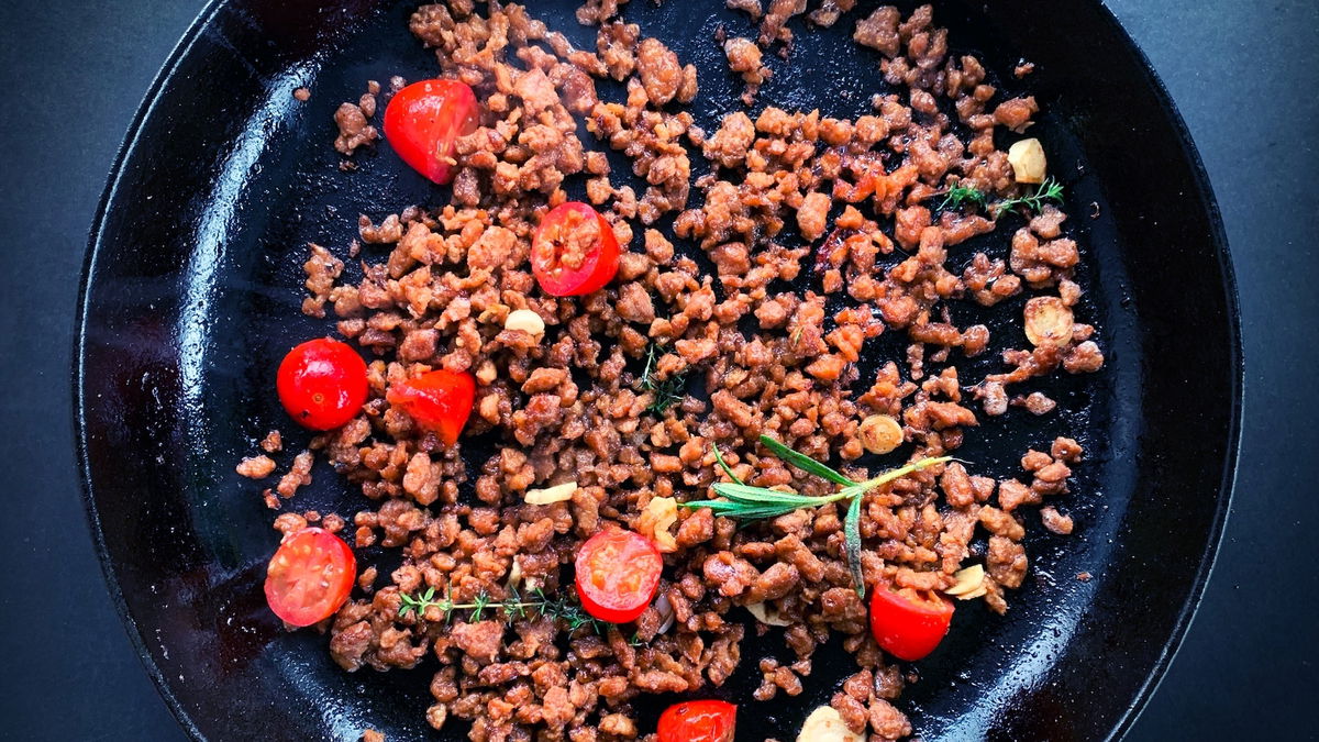 Unser Rezept für vegetarisches Hackfleisch aus Haferflocken
