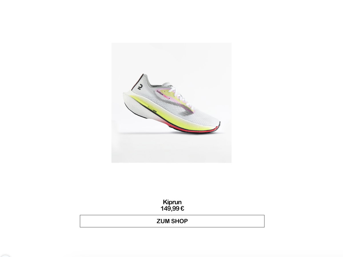 Kiprun Schuh für Hyrox Training