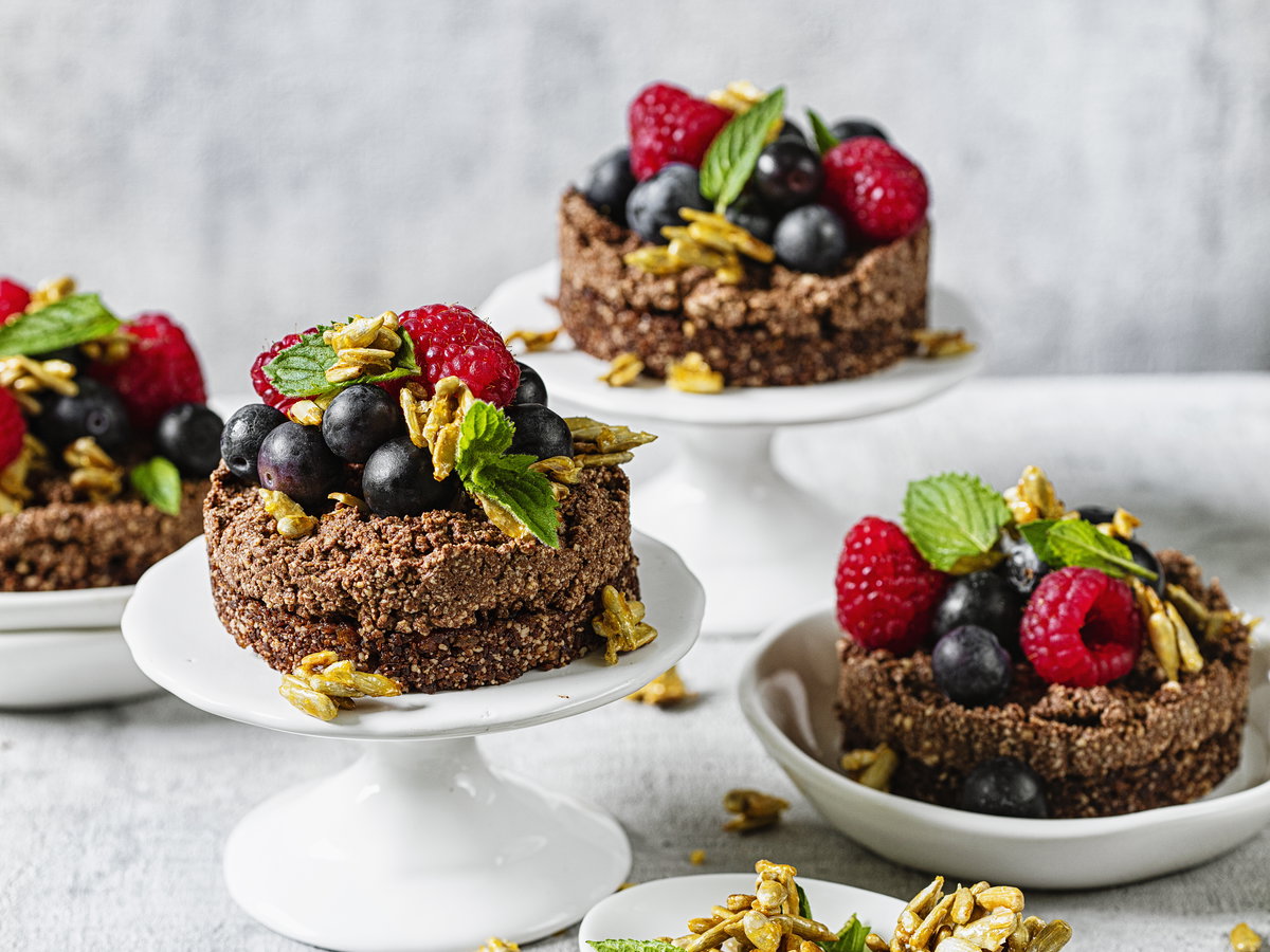 No Bake Beerenkuchen