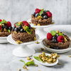 Rezept für veganen No-Bake-Beerenkuchen