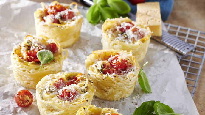 Rezept für außergewöhnliche Nudel-Muffins