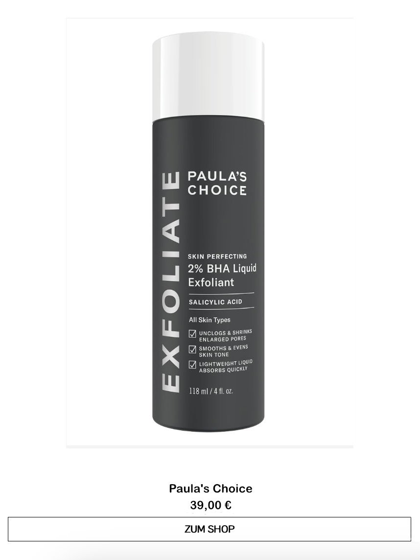BHA-Peeling von Paula's Choice