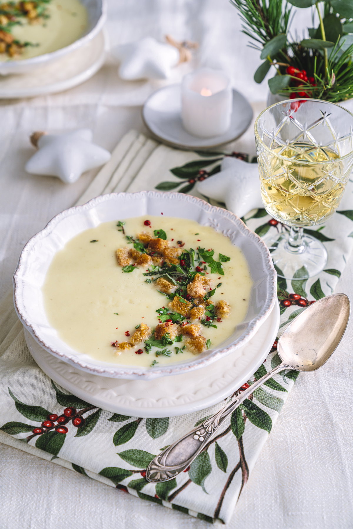 Vegane Sellerieschaumsuppe Rezept