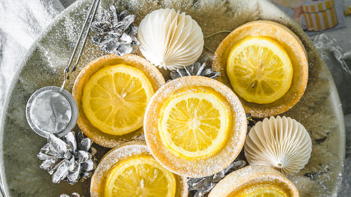 Weihnachtliches Rezept für Zitronen-Tartelettes