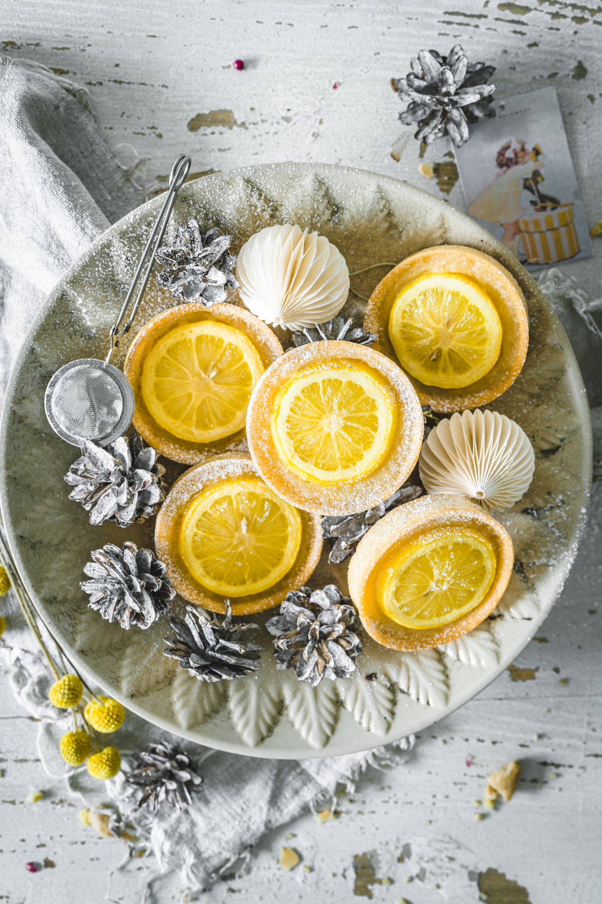 Vegane Zitronentartelettes