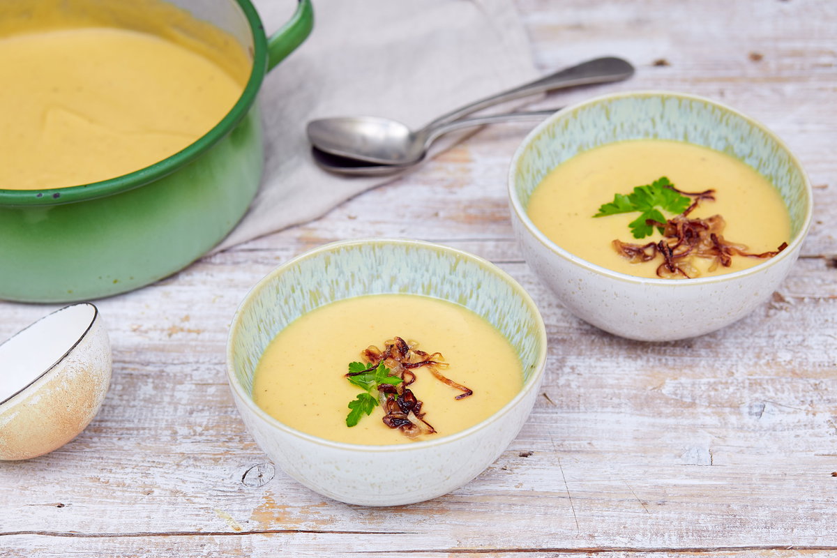 Vegane Blumenkohlsuppe