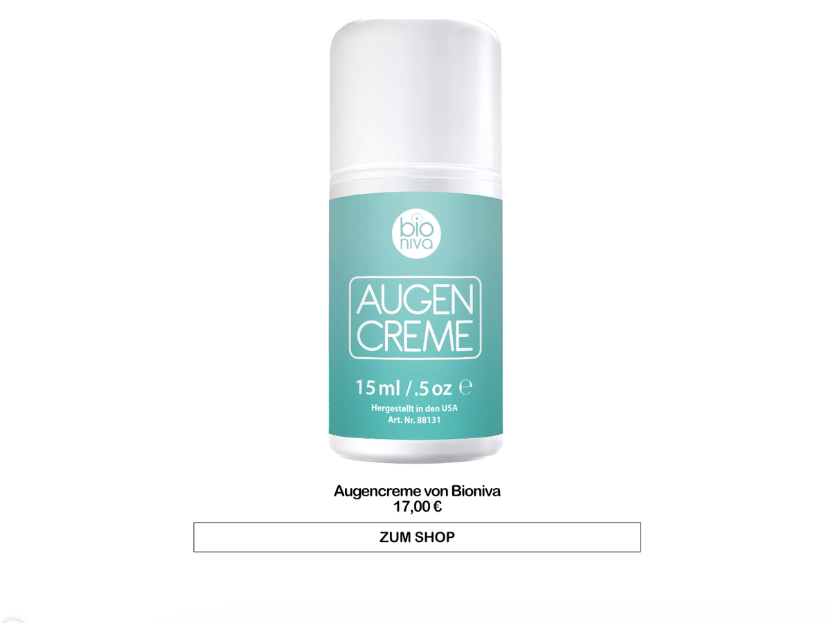 Augencreme von Bioniva
