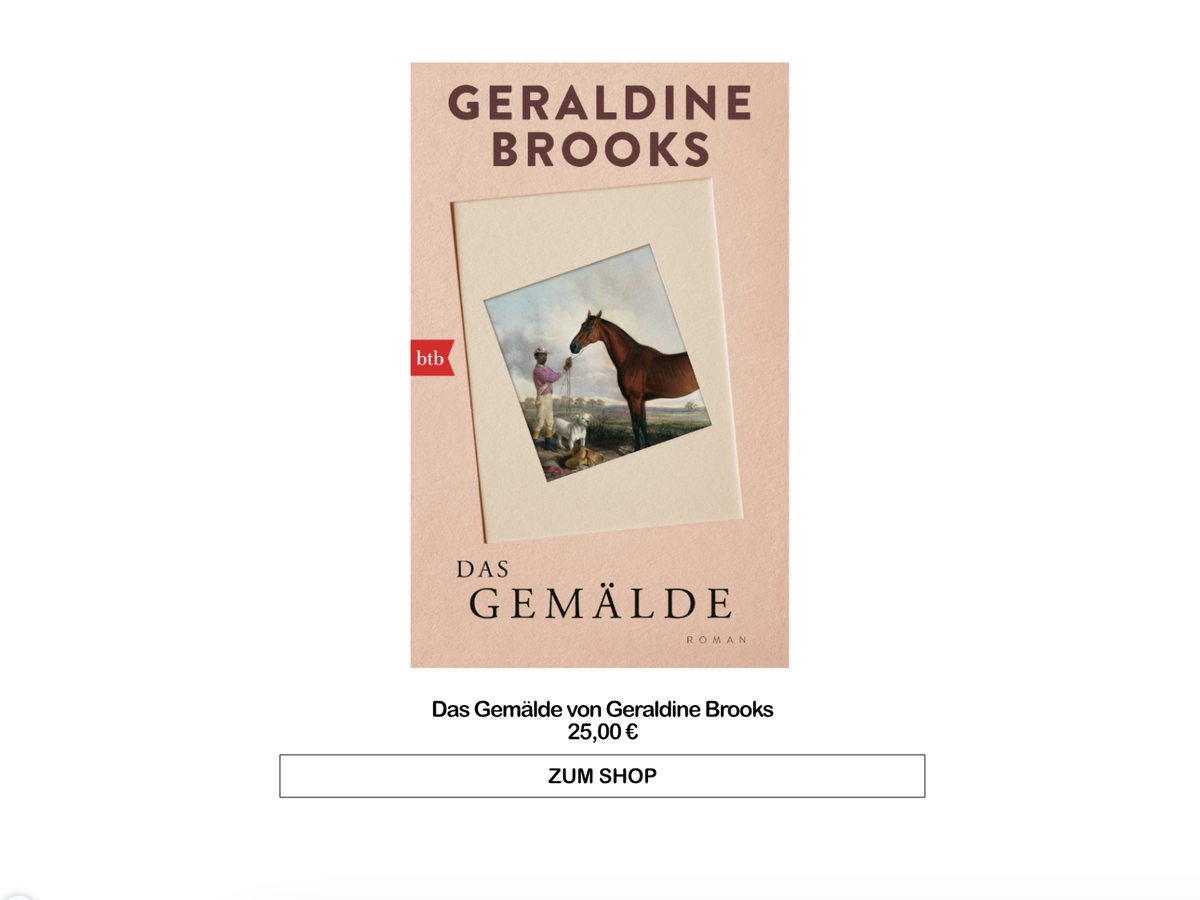 Das Gemälde von Geraldine Brooks