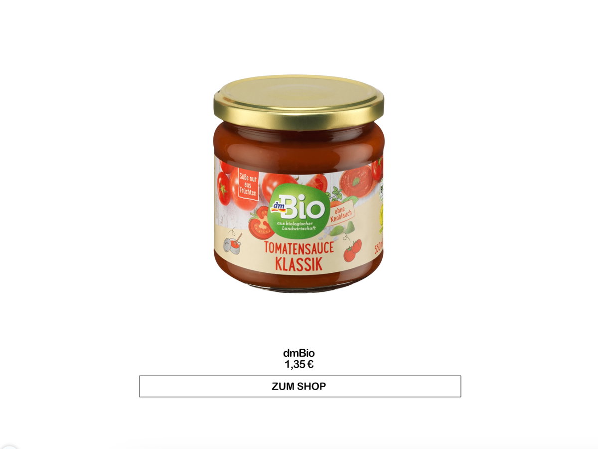 Tomatensauce von dmBio