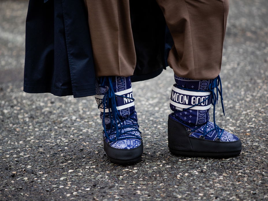 Moon Boots im Streetstyle.