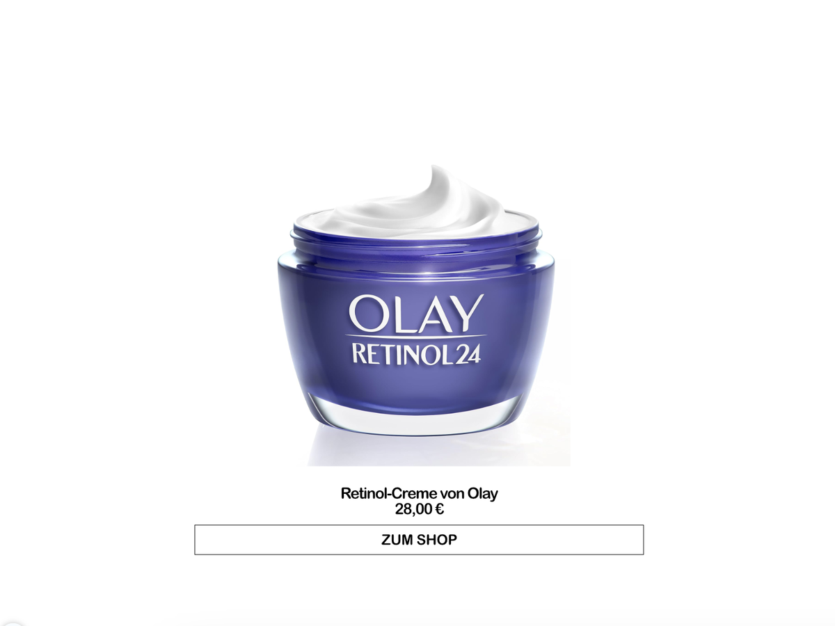 Retinol-Creme von Rossmann