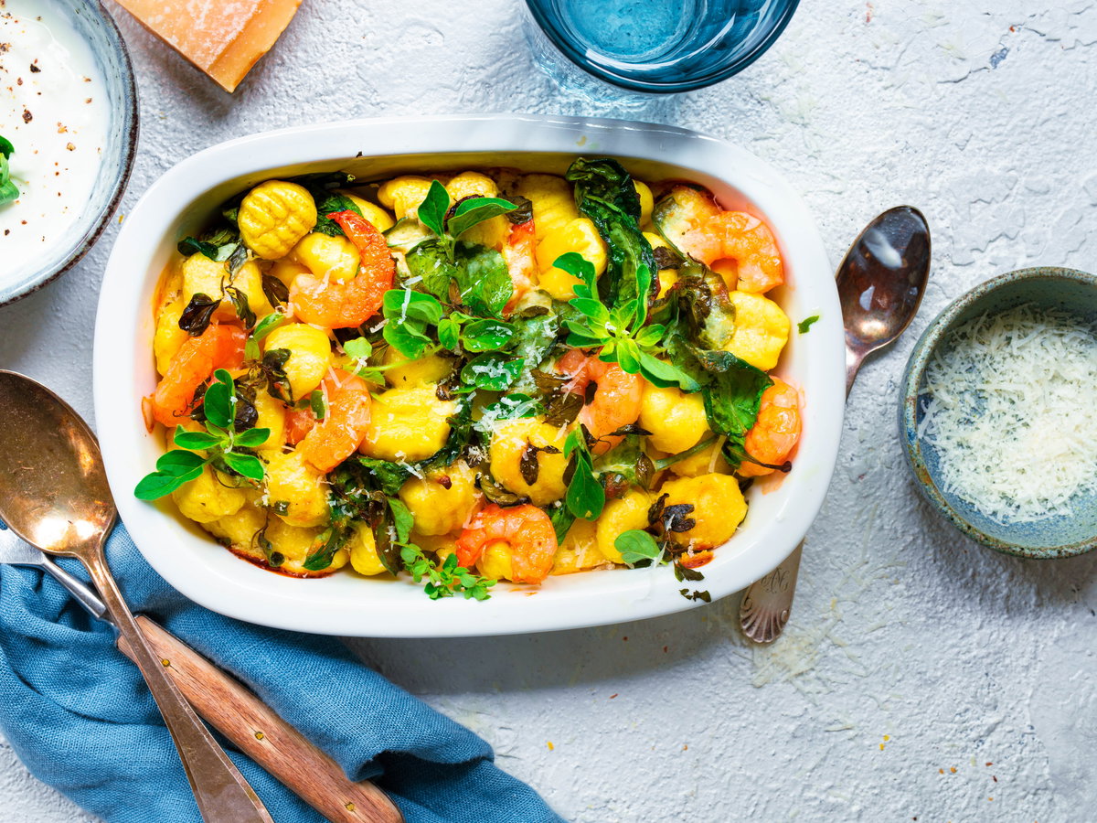 Schneller Gnocchi-Auflauf