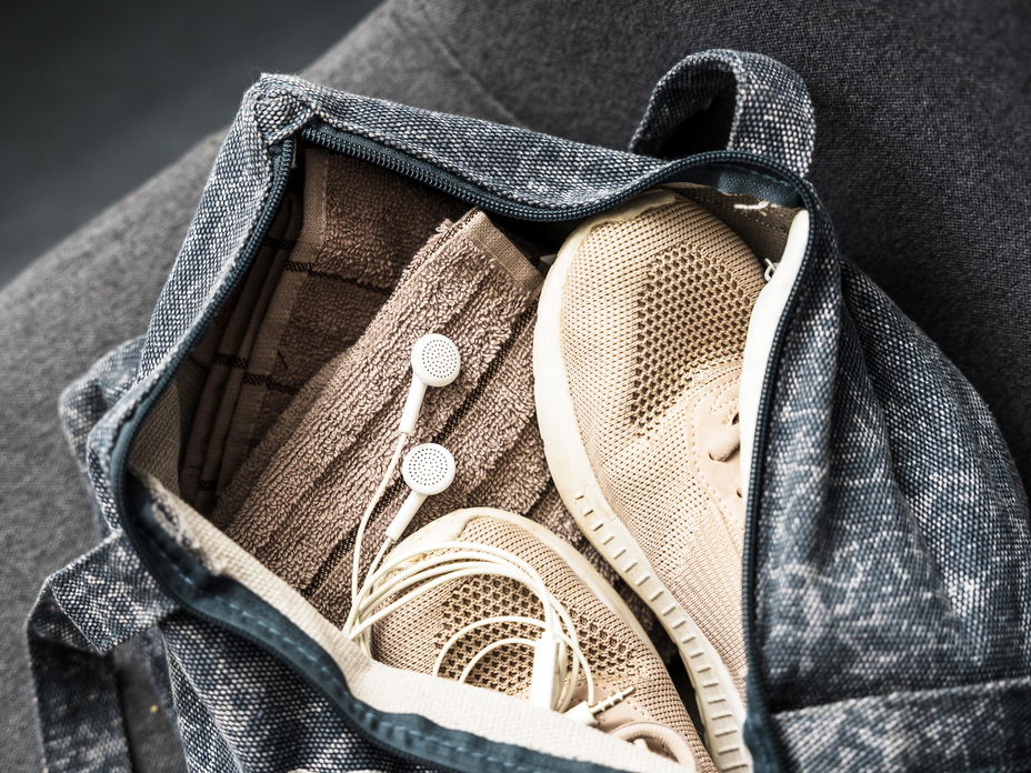 Sportsachen waschen aus der Tasche