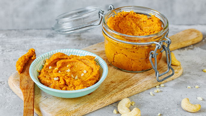 Rezept für Süßkartoffel-Hirse-Aufstrich 