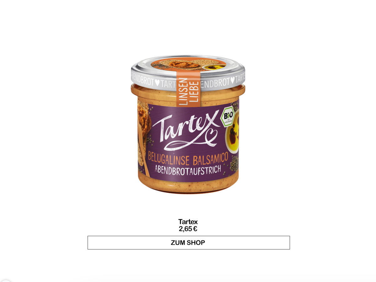 Brotaufstrich von Tartex