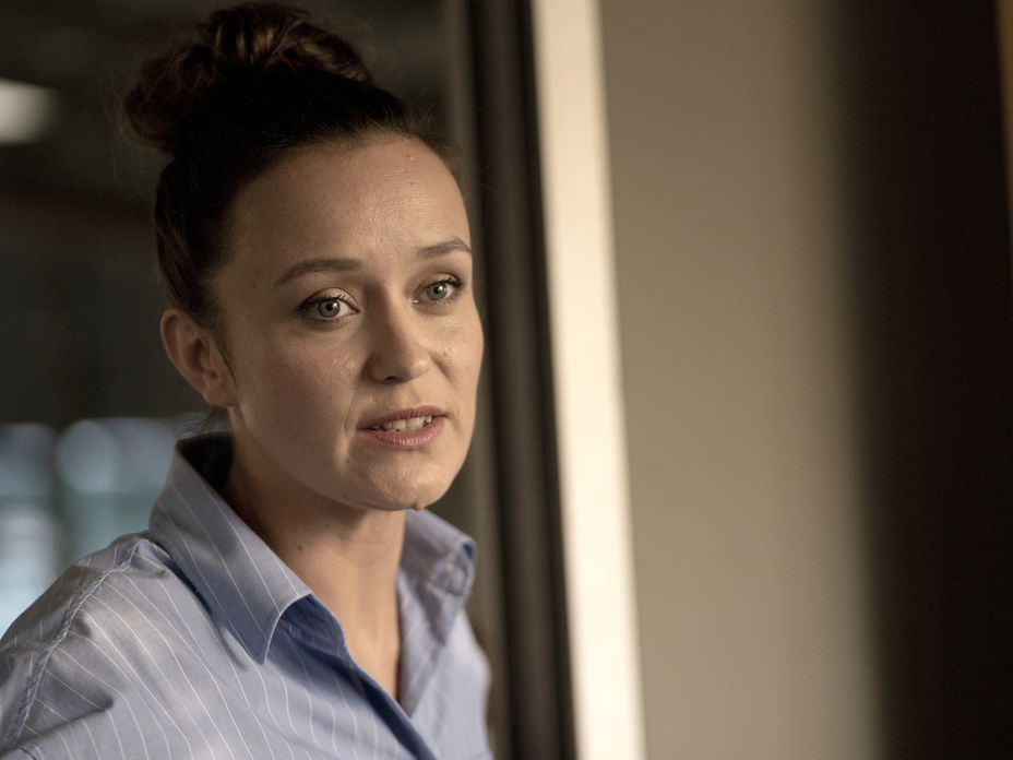 Tinka Fürst als Spurensicherin Natalie Förster im Tatort "Pyramide".
