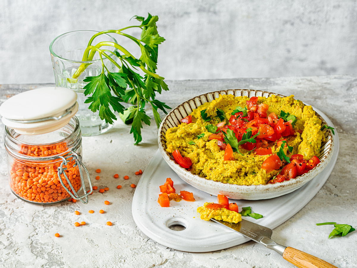 Veganer Linsenaufstrich