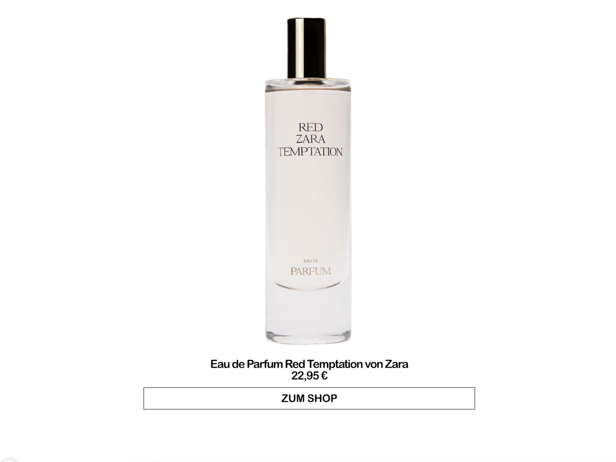 Eau de Parfum Red Temptation von Zara