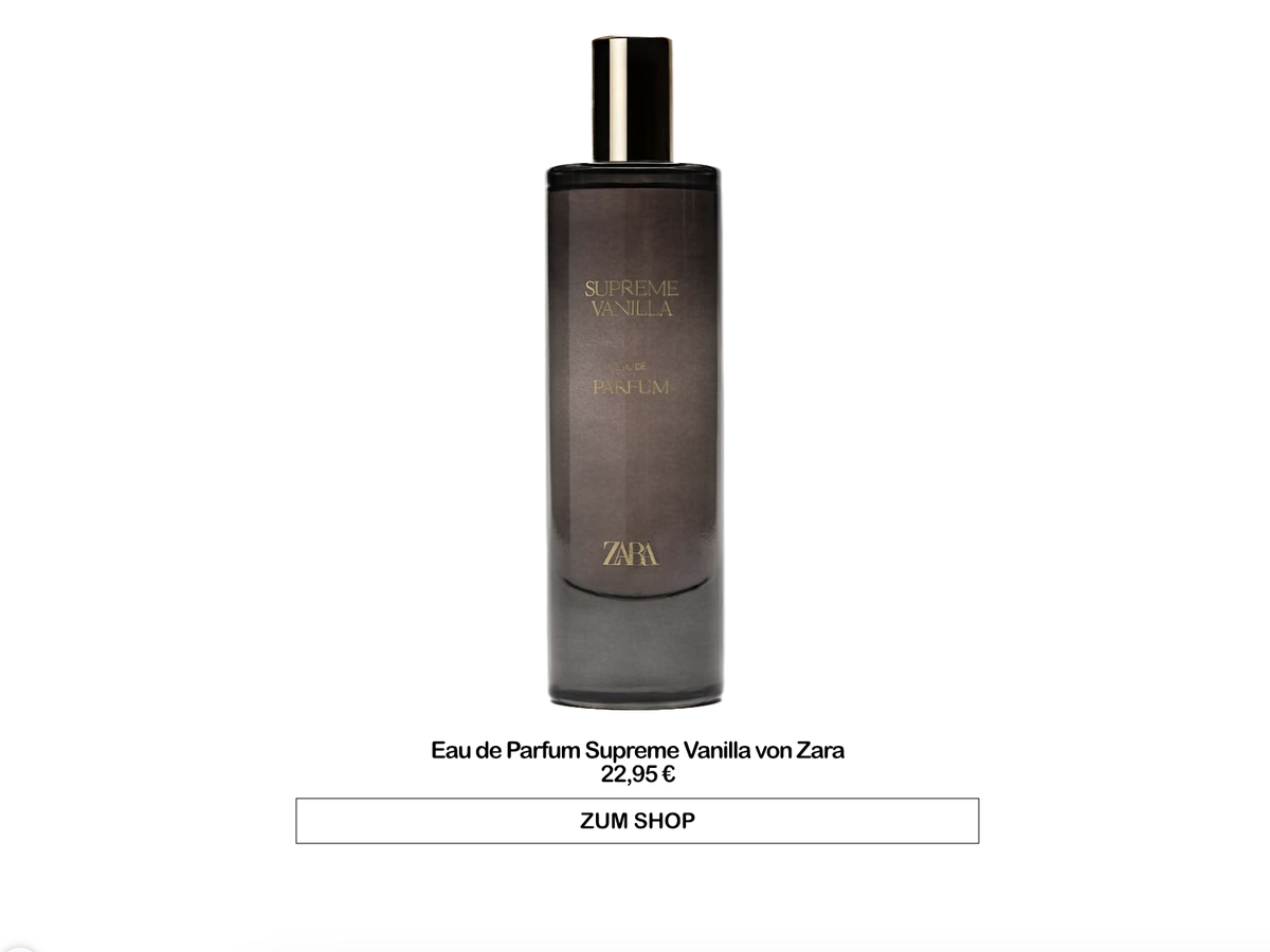 Eau de Parfum Supreme Vanilla von Zara