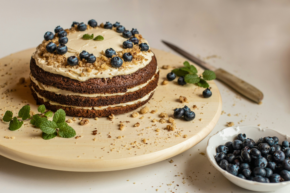 Blaubeerkuchen