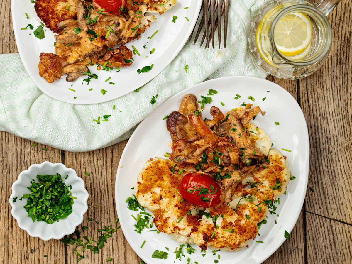 Blumenkohl-Chili-Knusperschnitzel