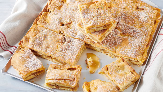 Fixer Apfelkuchen vom Blech: So schnell gelingt der Klassiker