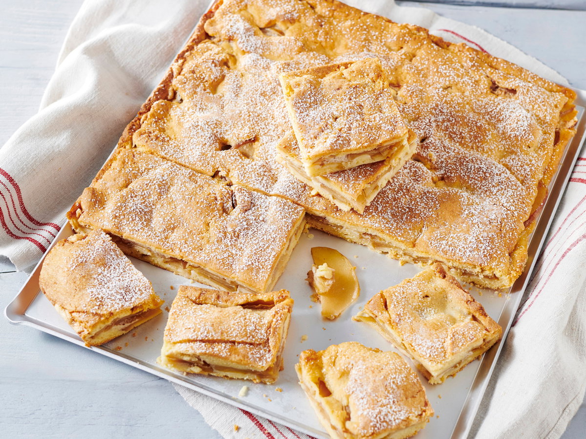 Apfelkuchen vom Blech