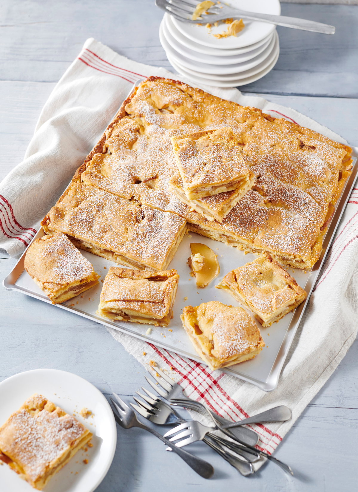Apfelkuchen vom Blech