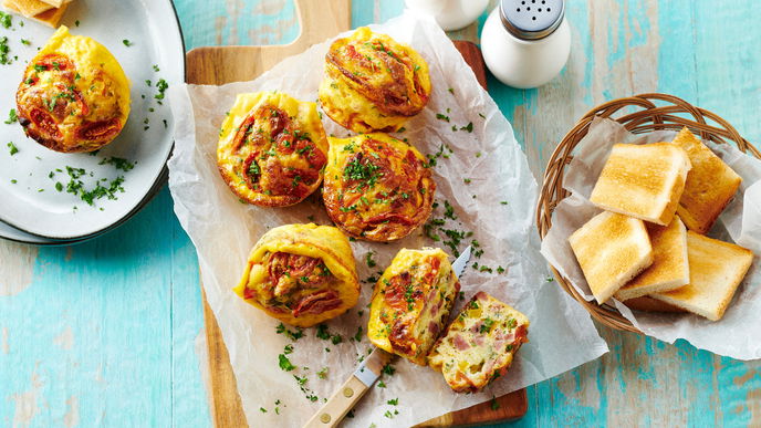 Vegetarische Rührei-Muffins: Leckeres Rezept zum Brunch oder für zwischendurch
