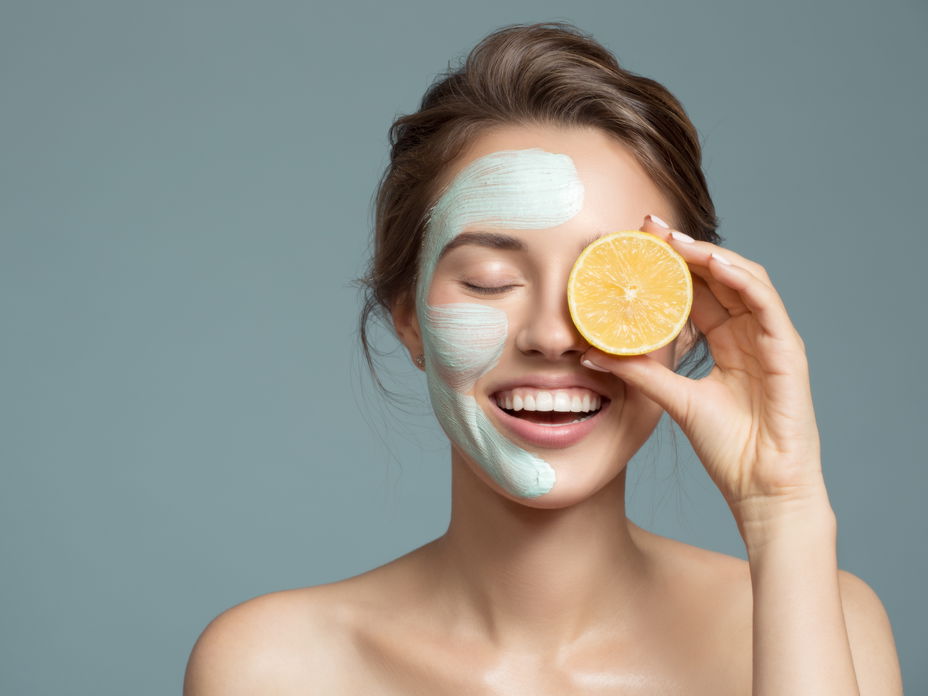 Gesichtsmaske gegen große Poren