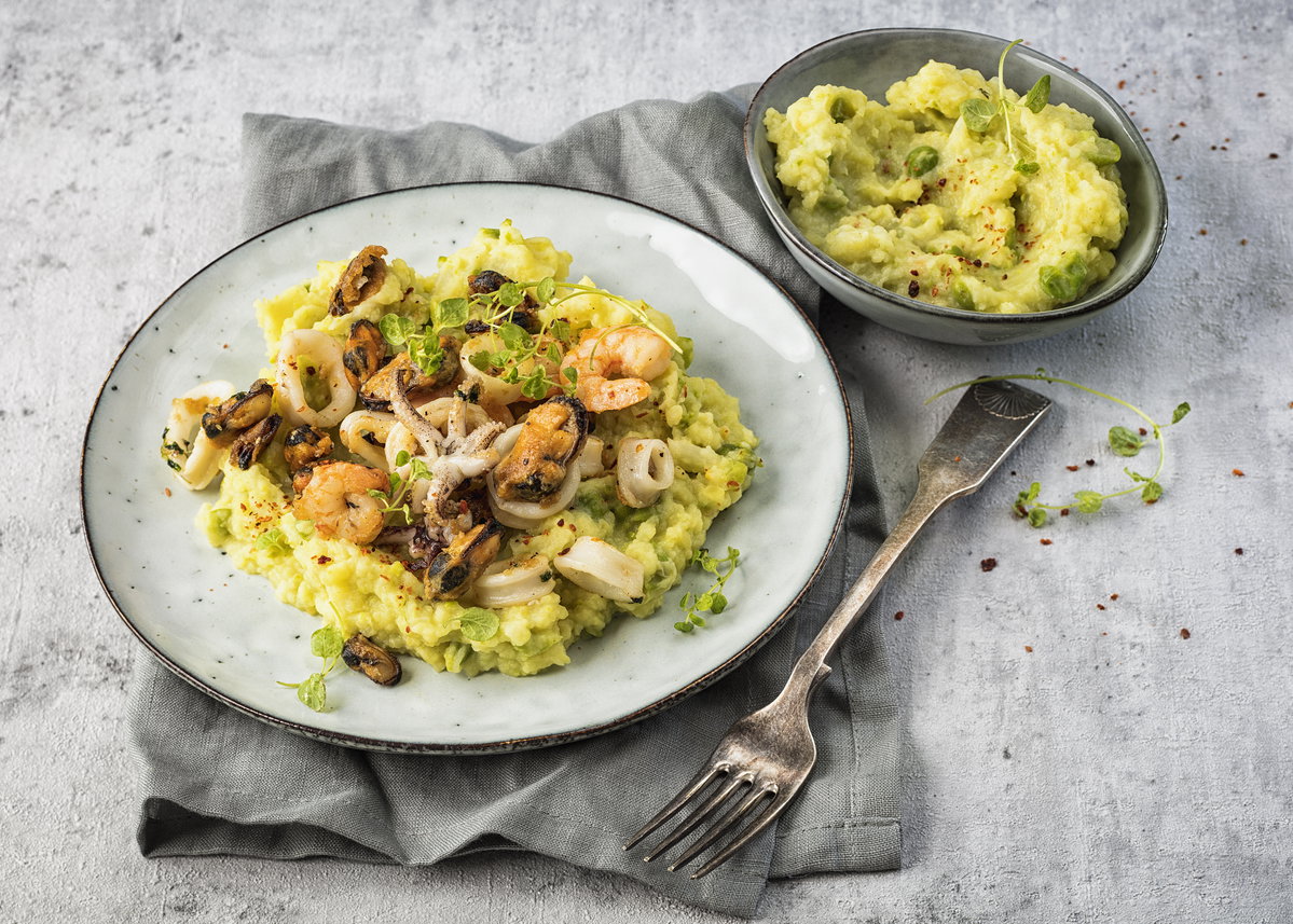 Getrüffelte Meeresfrüchte Rezept