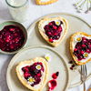Rezept für Herz-Törtchen mit Roter Grütze