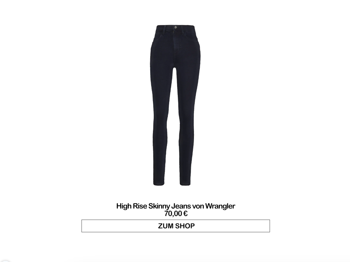 High Rise Jeans von Wrangler