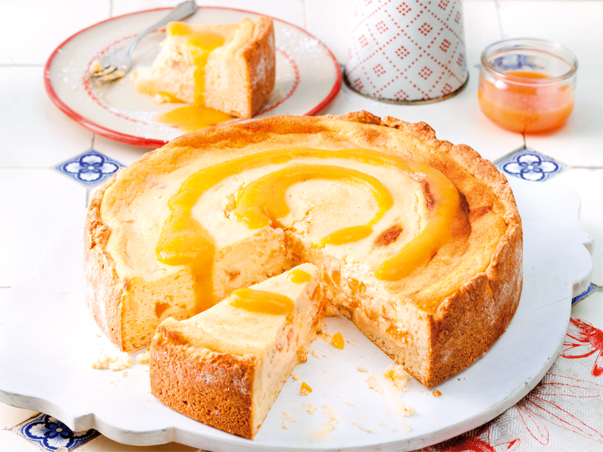 Kalorienarmer Käsekuchen