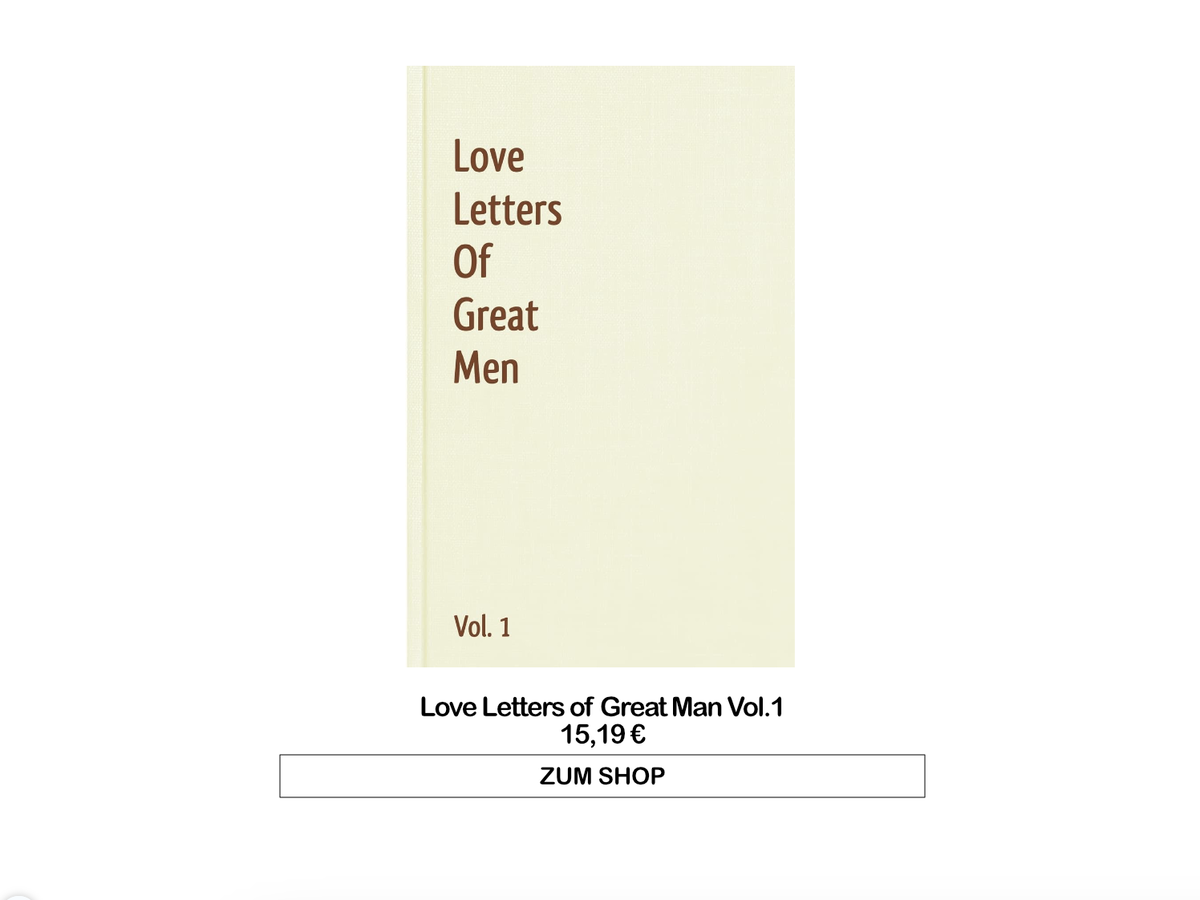 Love Letters Of Great Man Vol. 1