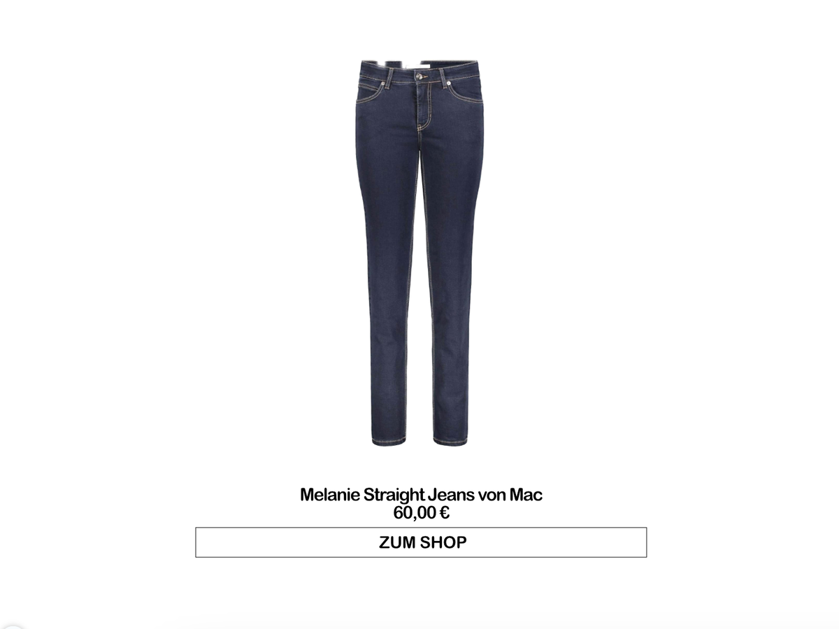 Melanie Straight Jeans von Mac