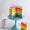 Leckeres Rezept für Regenbogen-Zaubertorte