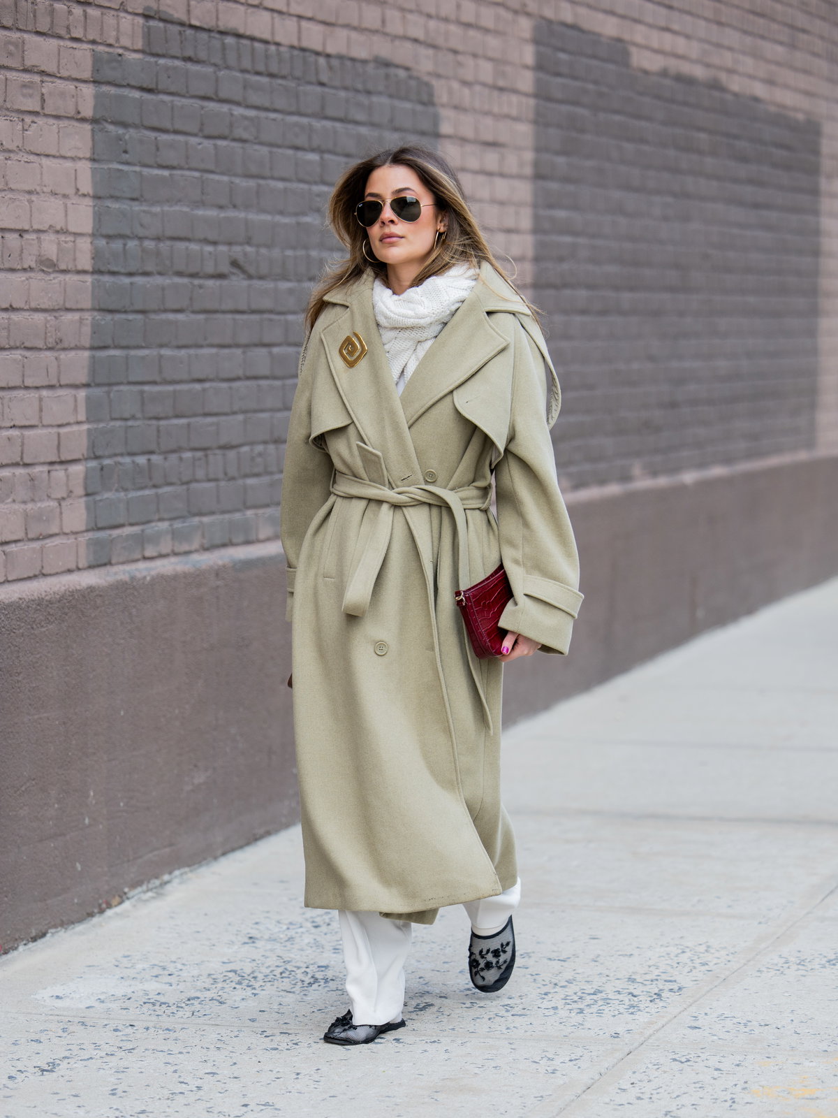 Streetstyle während der New York Fashion Week