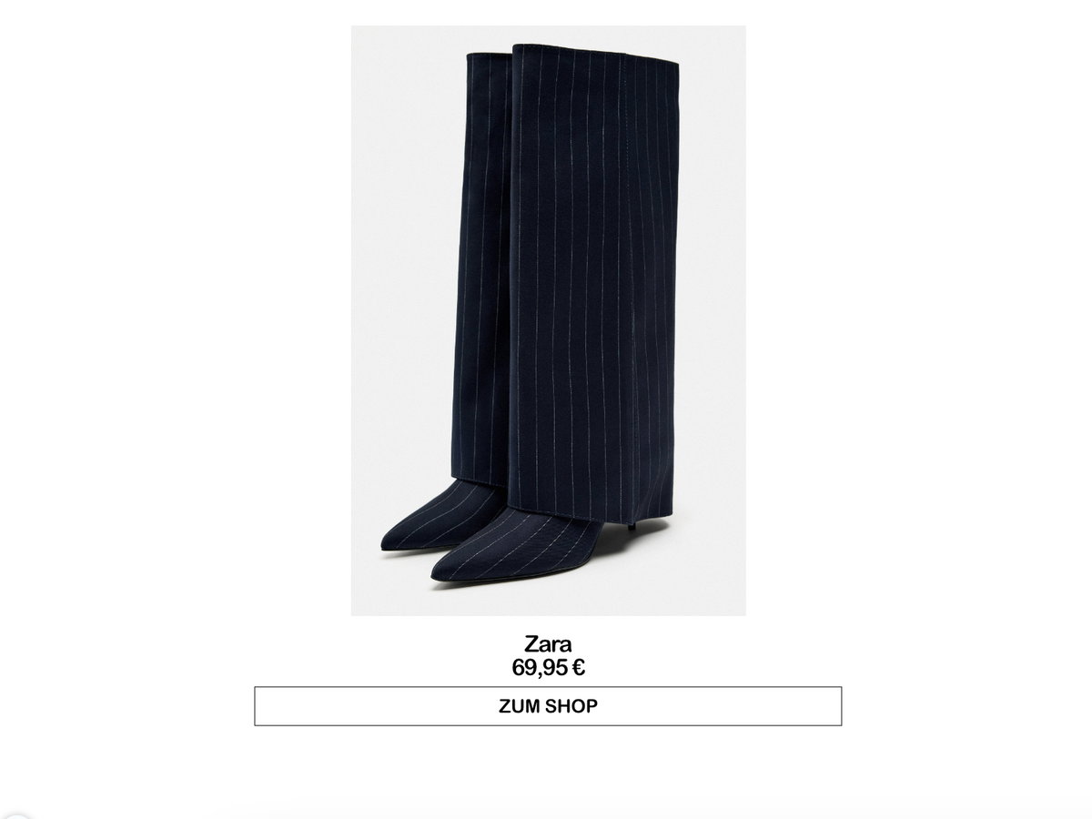 Zara Foldover Boos