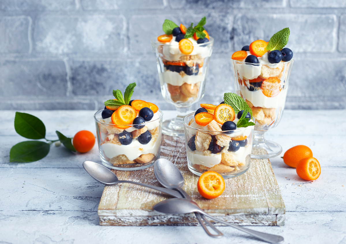 Zitronen-Cheesecake im Glas