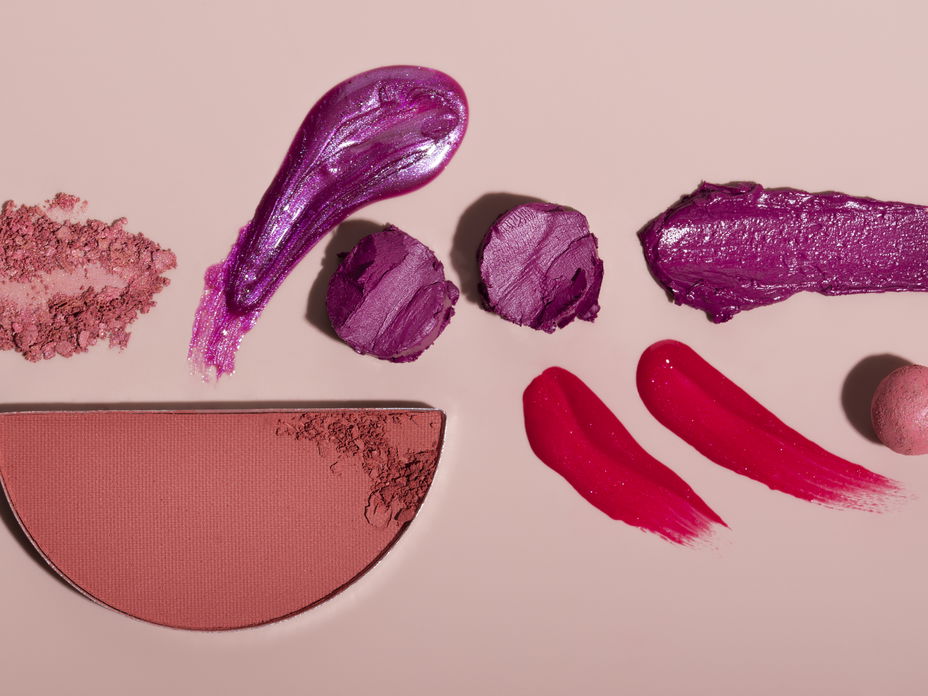 Make-up in Beeren-Tönen
