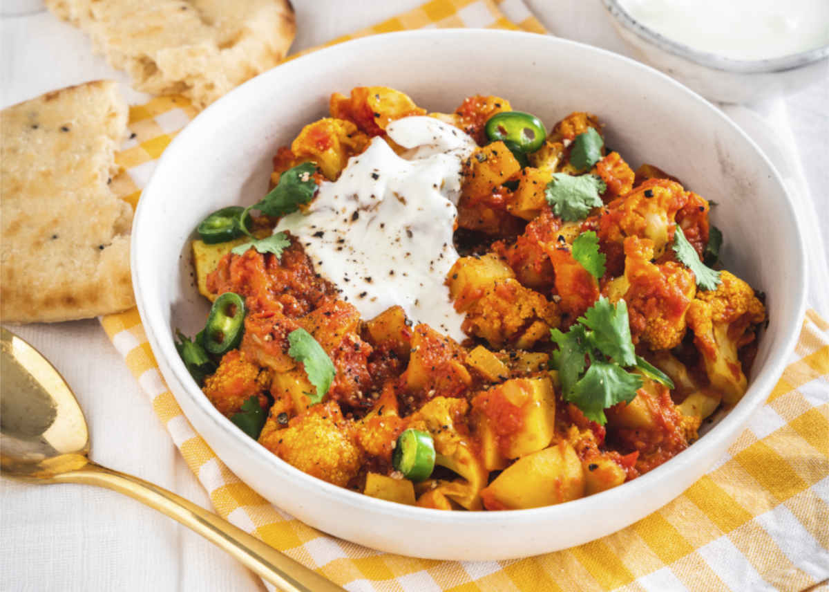Blumenkohl-Curry mit Kartoffeln