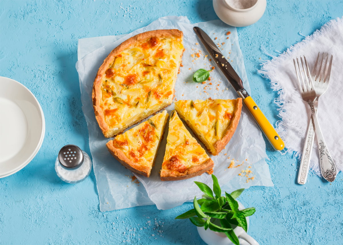 Lauch-Kartoffel-Kuchen