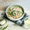 Rezept für proteinreiche Hackfleischsauce à la Carbonara