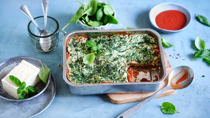 Tofulasagne mit Spinat: Leckere Alternative mit Gemüse