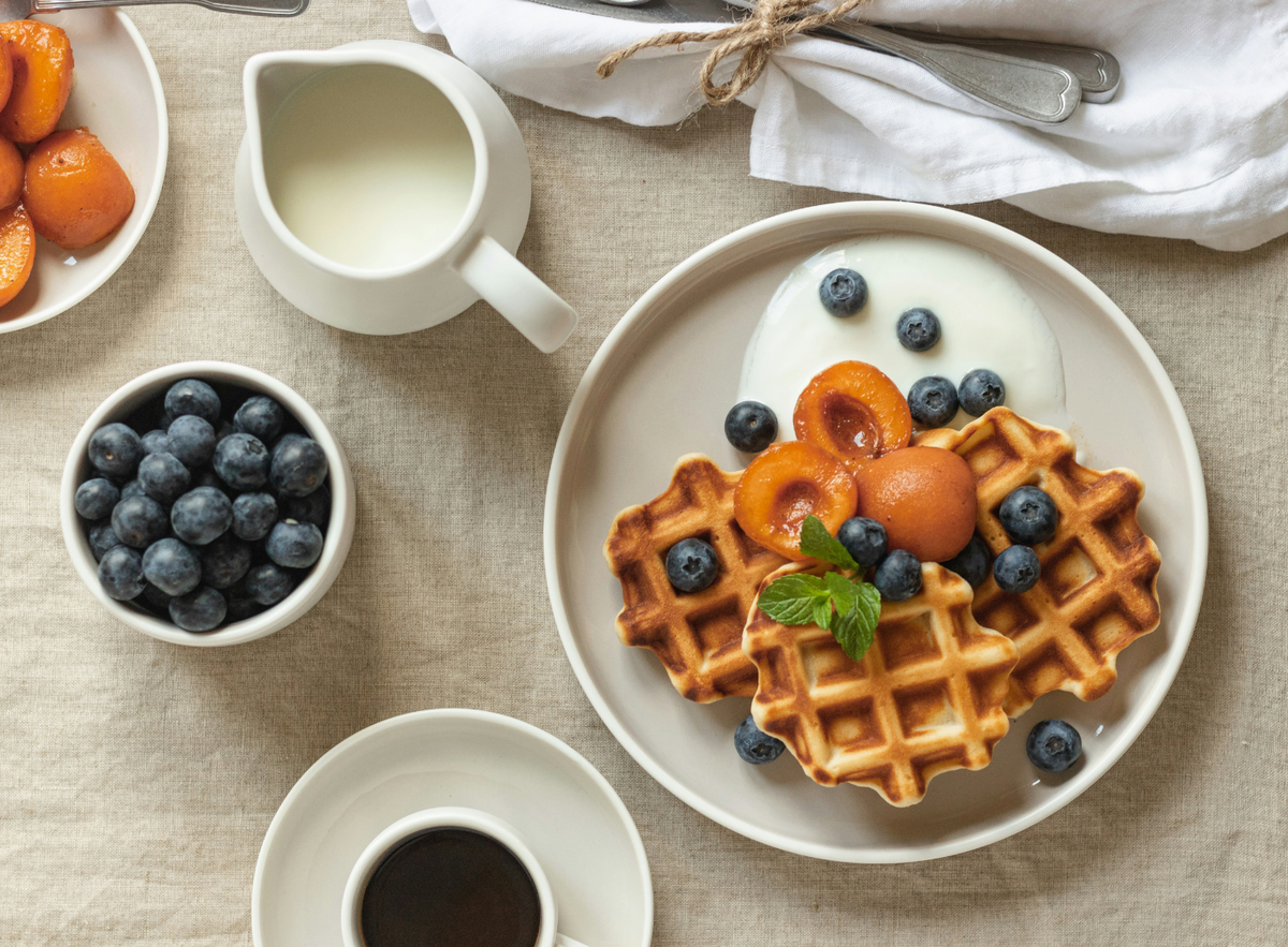 Waffel-Frühstück