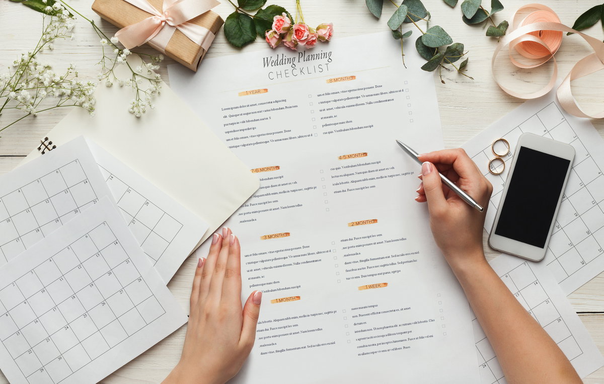 Checkliste für die Hochzeitsplanung