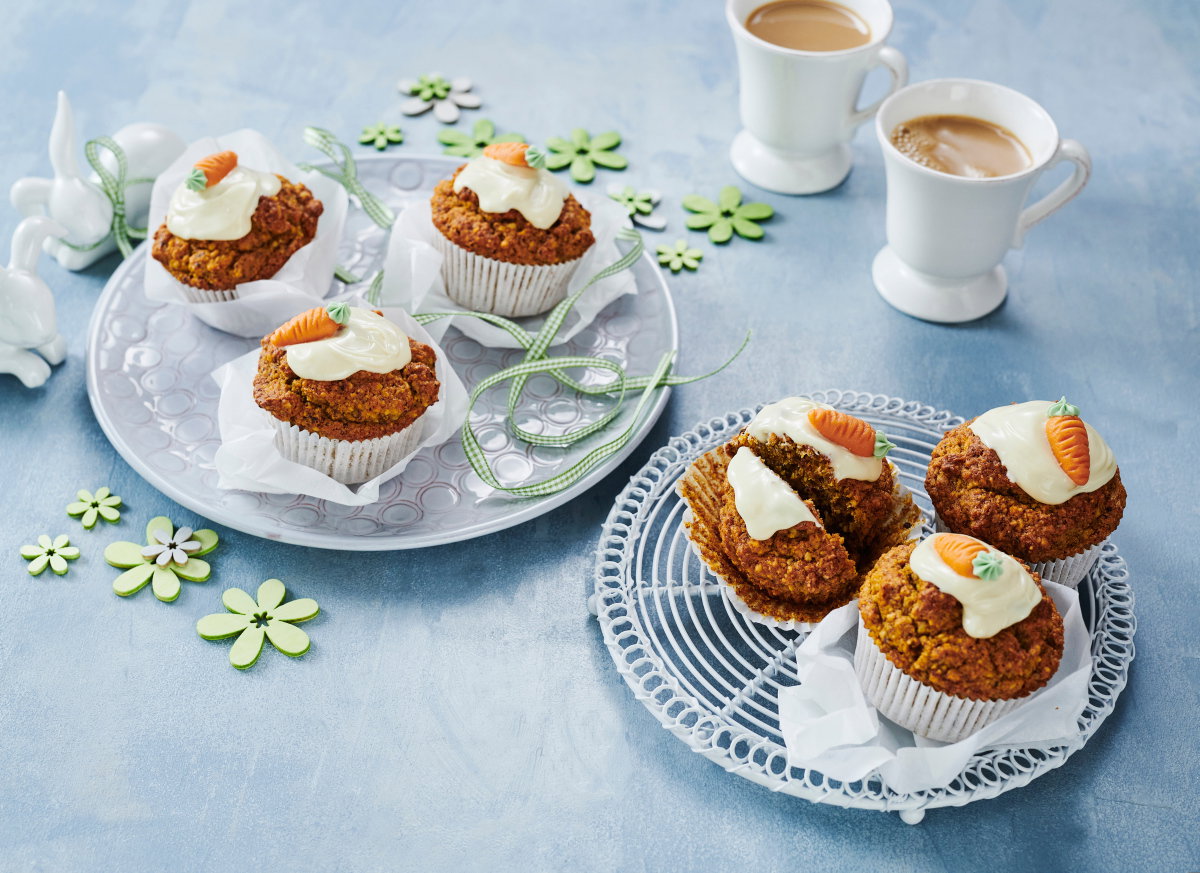 Möhrenmuffins mit Eierlikör