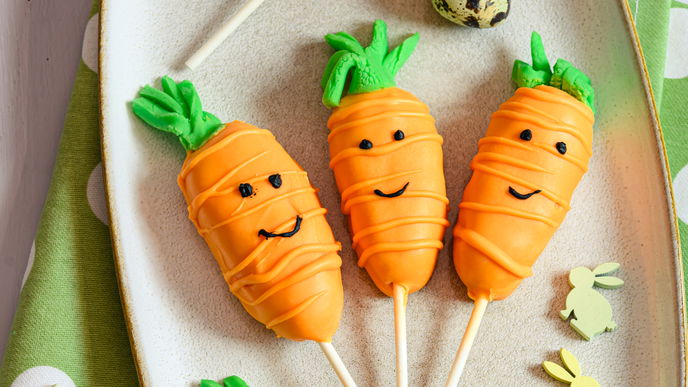 Oster-Rezept für Möhren-Cake-Pops