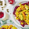 Macht Lust auf den Frühling: Orientalischer Reissalat mit Granatapfel